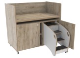 Commode 120 cm grey craft oak Tangara Groothandel voor de Kinderopvang Kinderdagverblijfinrichting 2